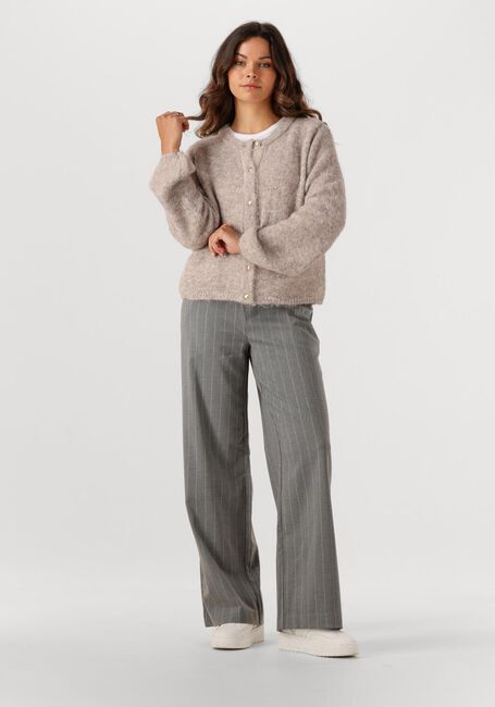 Beige OBJECT Trui OBJSAGGIA RE L/S KNIT CARDIGAN - large