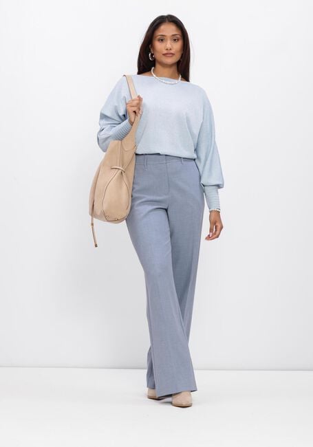 Blauwe NUKUS Trui JORIEN PULLOVER LUREX - large