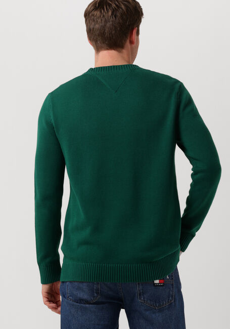 Donkergroene TOMMY JEANS Trui TJM ESSENTIAL CREW NECK SWEATER - large