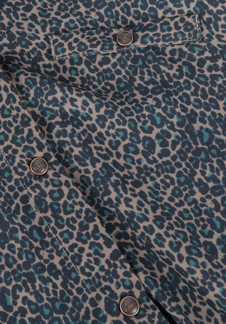 NOBELL Mini robe MAJ SHIRT DRESS ANIMAL en bleu - large