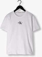 CALVIN KLEIN T-shirt MONOLOGO REGULAR TEE en blanc