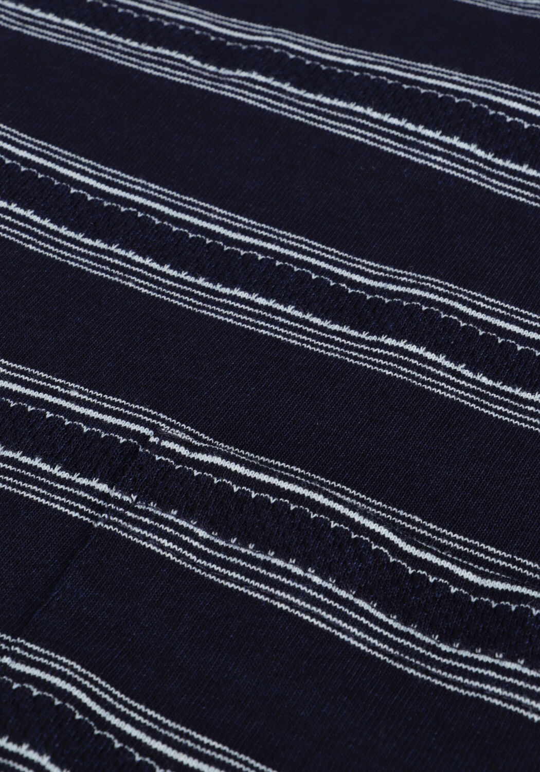 ANERKJENDT T-shirt AKKIKKI CURVE STRIPE TEE Bleu fonc&eacute; - large