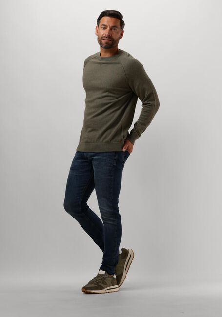 Groene SAINT STEVE Trui PELLE - large