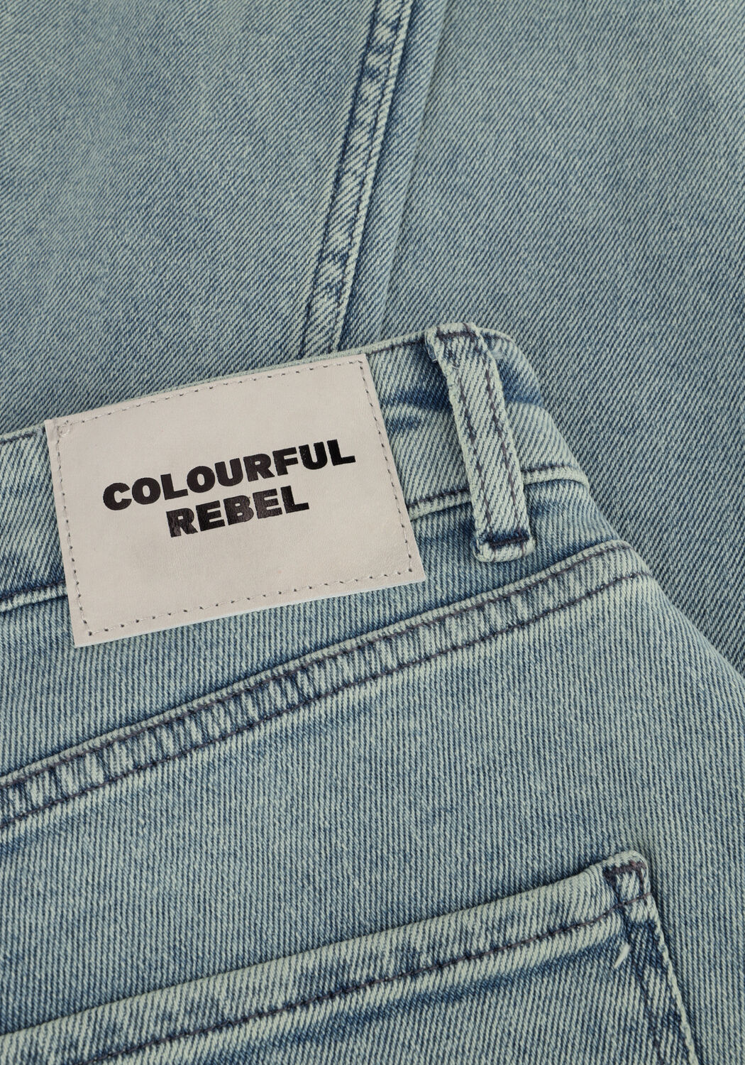 COLOURFUL REBEL Straight leg jeans GAIAS HIGH RISE WIDE LEG DENIM PANTS en bleu - large