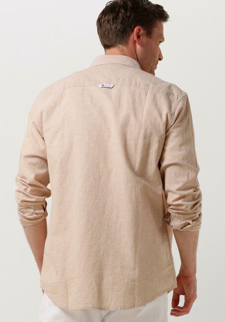 TOMMY JEANS Chemise décontracté TJM REG LINEN BLEND SHIRT en beige - large