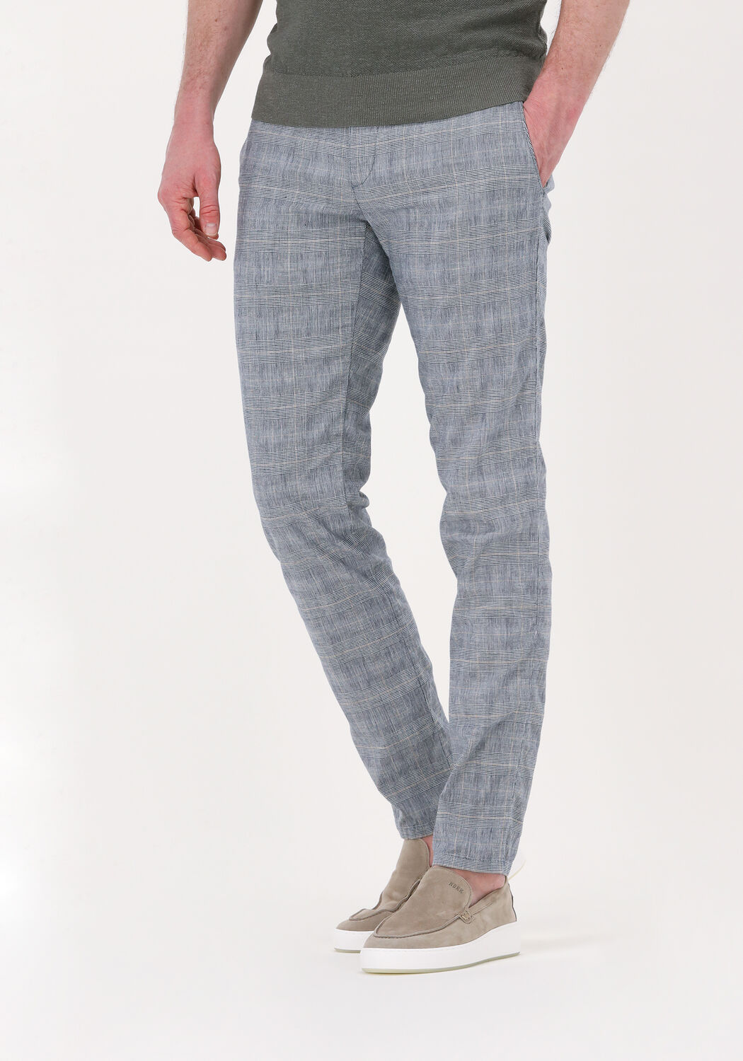 ALBERTO Pantalon ROB en bleu Omoda