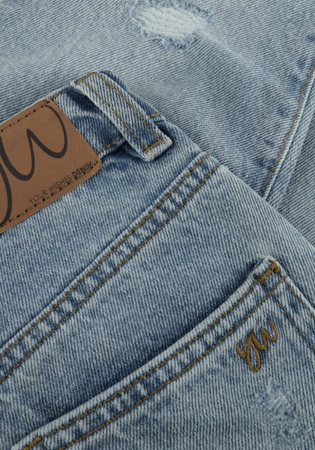 Lichtblauwe YOUR WISHES Mom jeans DENIM TAPERED JEANS - large