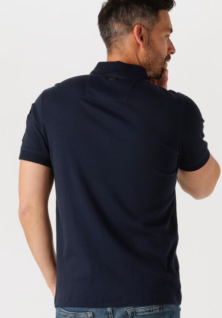 PME LEGEND Polo SHORT SLEEVE POLO INTERLOCK MELANGE ZIP en bleu - large
