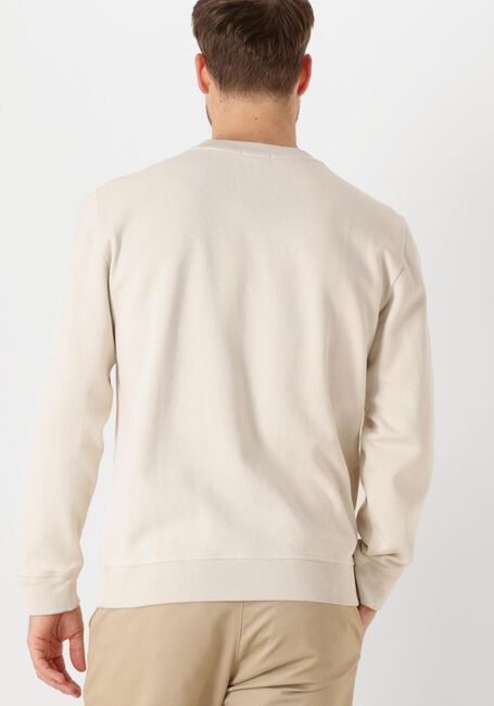 Ecru CAST IRON Trui LONG SLEEVE R-NECK REGULAR FIT TWILL - large