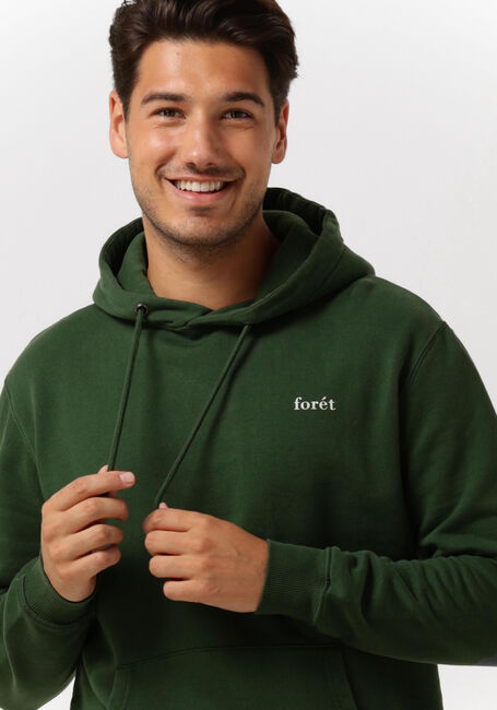FORÉT Pull DEER HOODIE Vert foncé - large