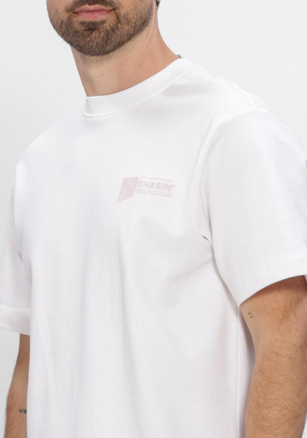 CHASIN T-shirt 52110080_IDO TEE en blanc - large