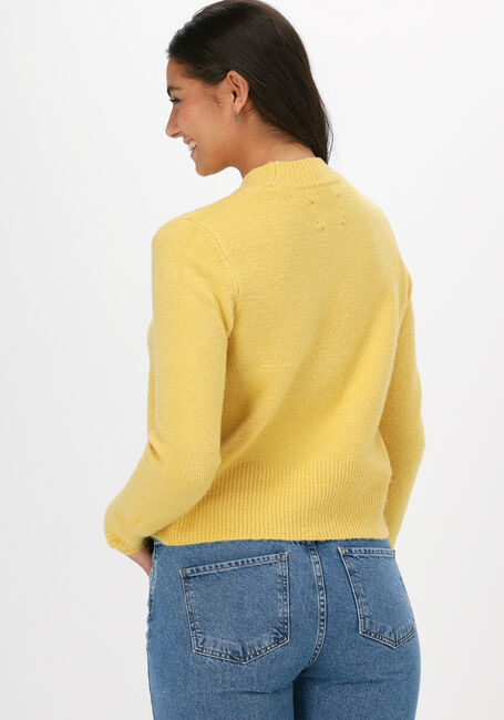 ANOTHER LABEL Pull DEE KNITTED PULL L/S en jaune - large