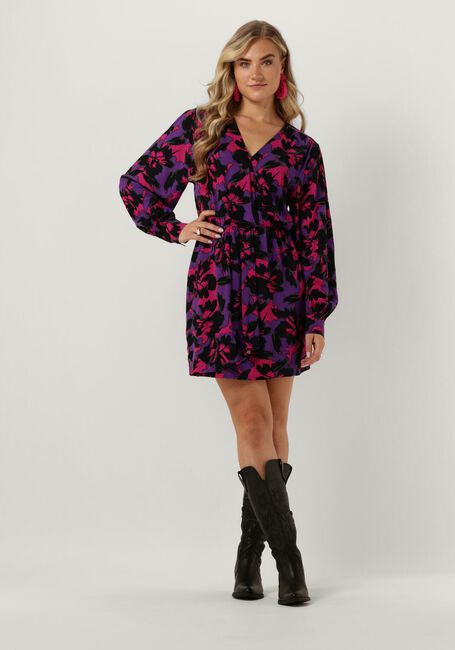 Paarse REFINED DEPARTMENT Mini jurk CHAIMA - large