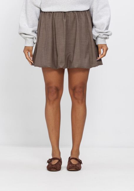 SECOND FEMALE OLINE MINI BALOON SKIRT Jupes en marron - large