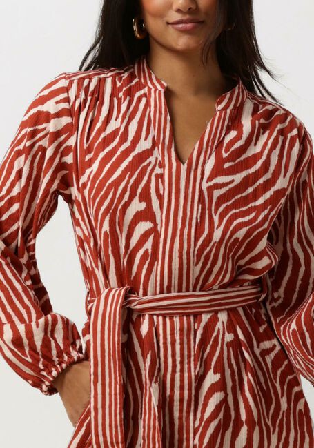 STELLA FOREST Robe midi E24RO053 en rouge - large
