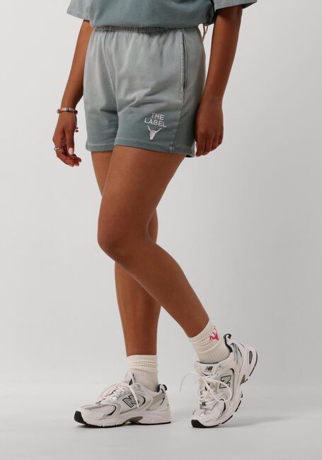 Grijze ALIX THE LABEL Broeken/jumpsuits LADIES KNITTED SPRAYED SWEAT SHORTS - large