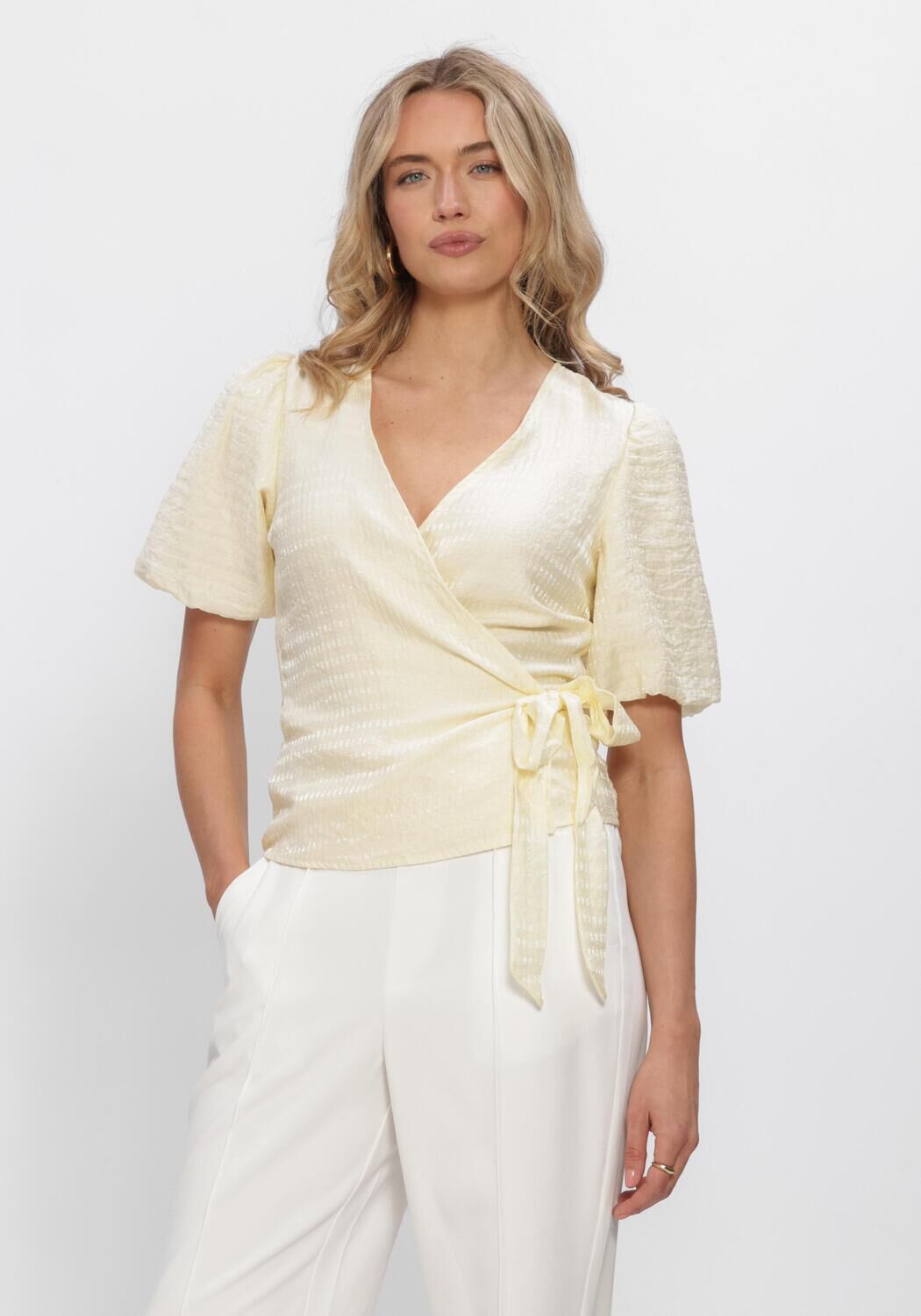 FREEBIRD WV-LYO-LUREX-26-1 Blouses en jaune - large