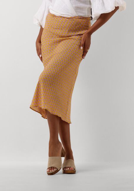 SISSEL EDELBO Jupe midi MADELLIN SKIRT en jaune - large