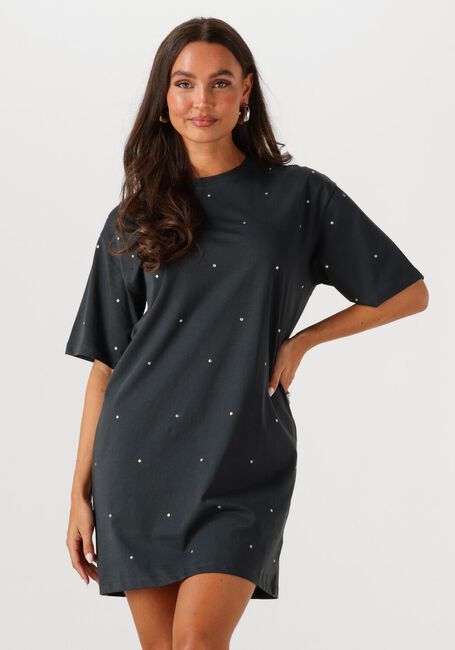 Donkergrijze REFINED DEPARTMENT Mini jurk BELLA - large