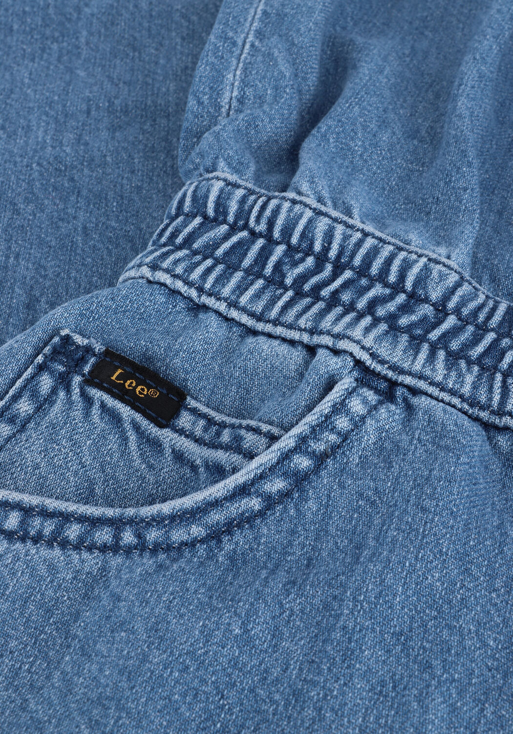 LEE Combinaison ELASTICATED OVERALL MID ZOLA en bleu - large