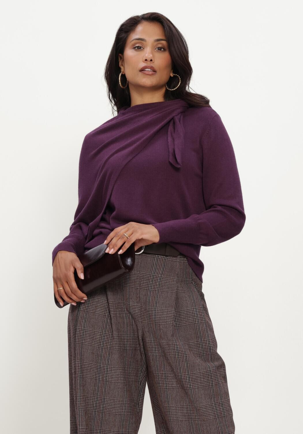 CAROLINE BISS Pull 4205 en violet - large