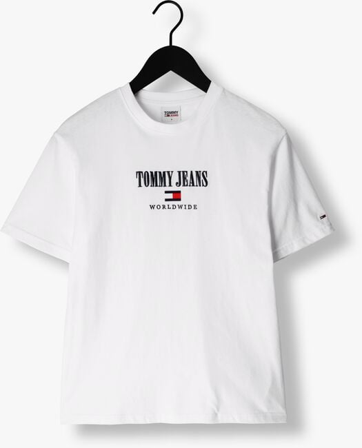 Witte TOMMY JEANS T-shirt RLX ARCHIVE 1 TEE - large