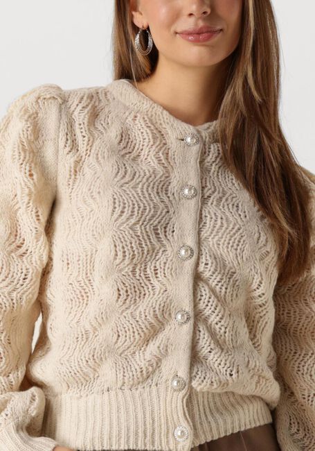Y.A.S. Gilet YASBUBBLE LS KNIT CARDIGAN S. en beige - large
