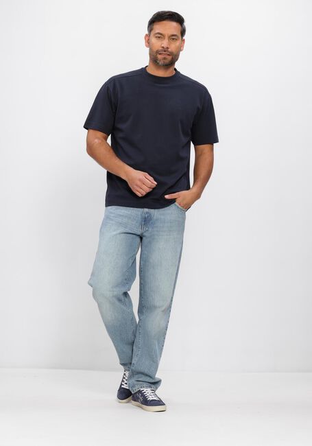 GENTI T-shirt T-SHIRT SS 1227 Bleu fonc&eacute; - large