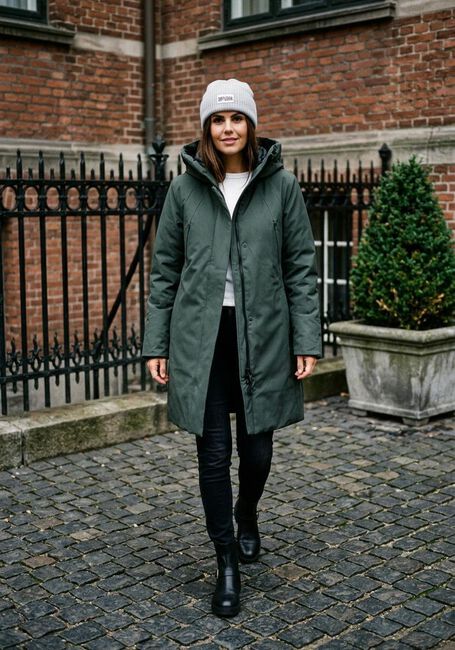 KRAKATAU Parkas QW498 en vert - large
