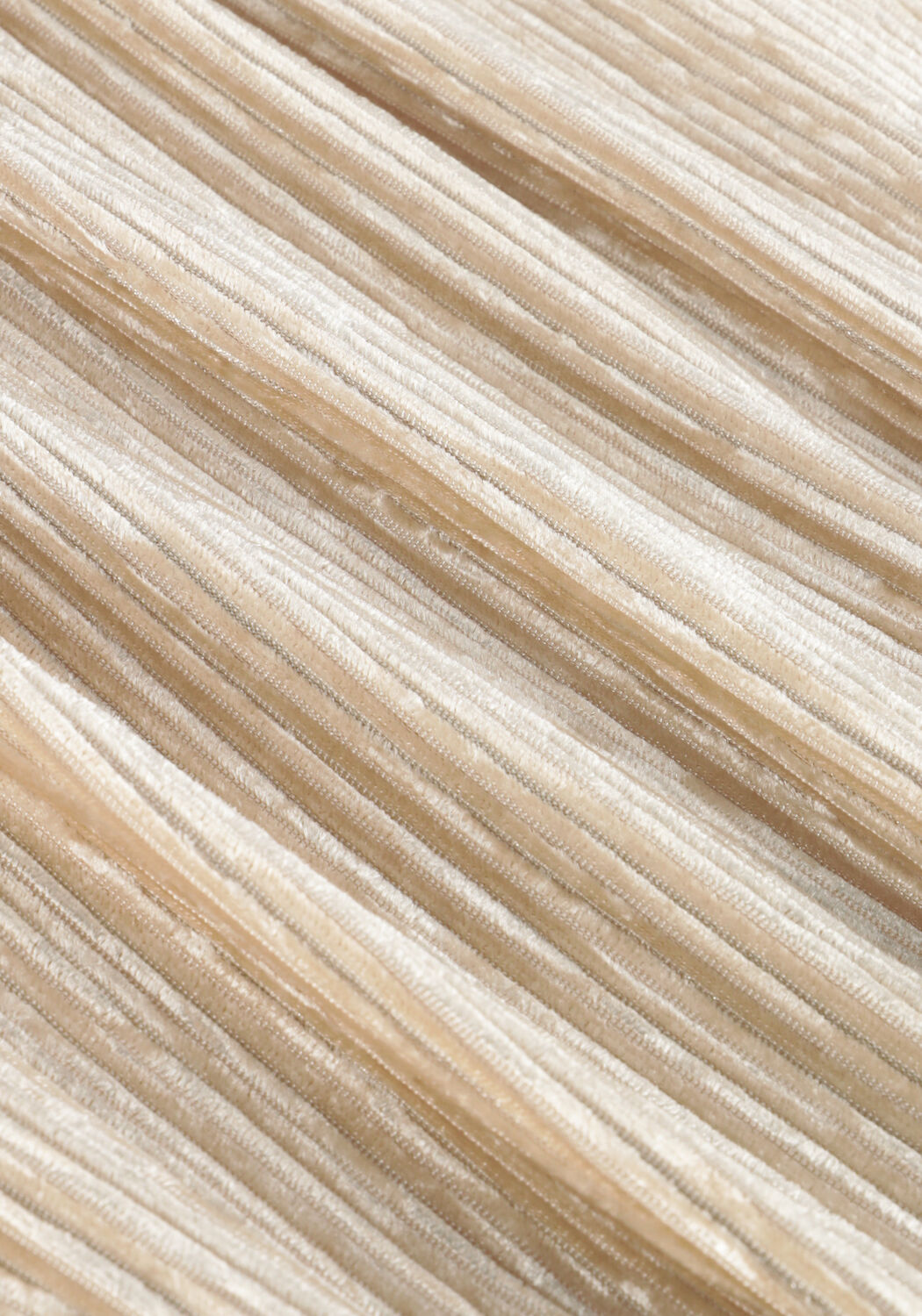 Beige LIKE FLO Jumpsuit VELVET PLESSE JUMPSUIT - large