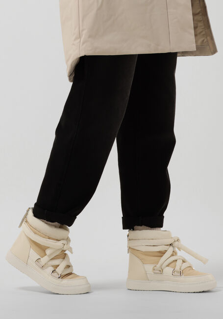 INUIKII Snowboots PUFFER LACES en blanc - large