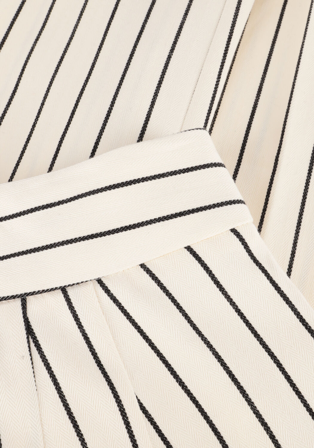 AAIKO Pantalon SONJA STRIPE CO 570 Blanc - large