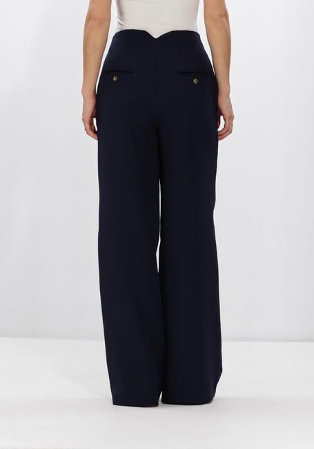 Donkerblauwe EST'SEVEN Wijde broek SCOTTIE PANTALON - large