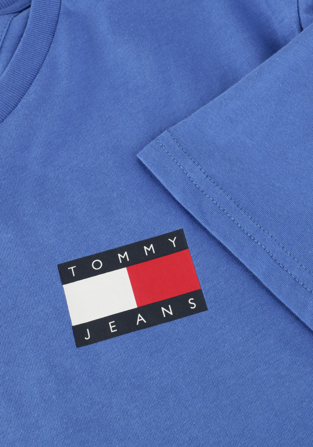 TOMMY JEANS T-shirt TJM SLIM ESSENTIAL FLAG TEE EXT en bleu - large