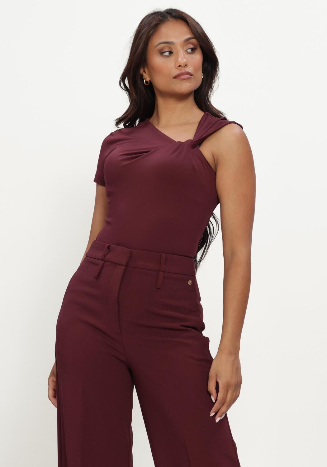 JOSH V Haut LEVI TOP Bordeaux - large
