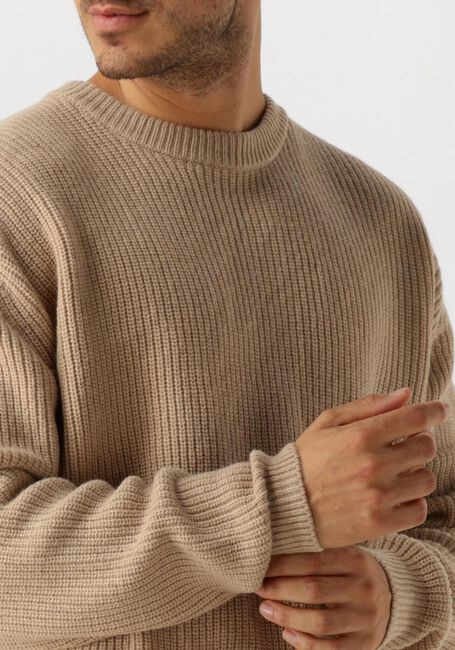 WOODBIRD Pull WBKURT BASE KNIT en beige - large