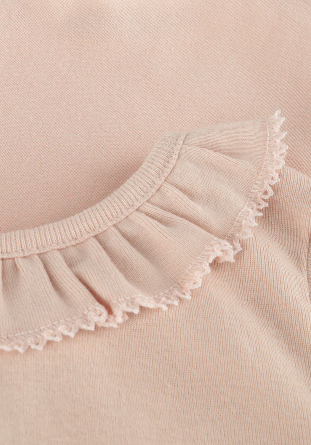 PETIT BATEAU Grenouill&egrave;res BODY ML COLLERETTE en rose - large