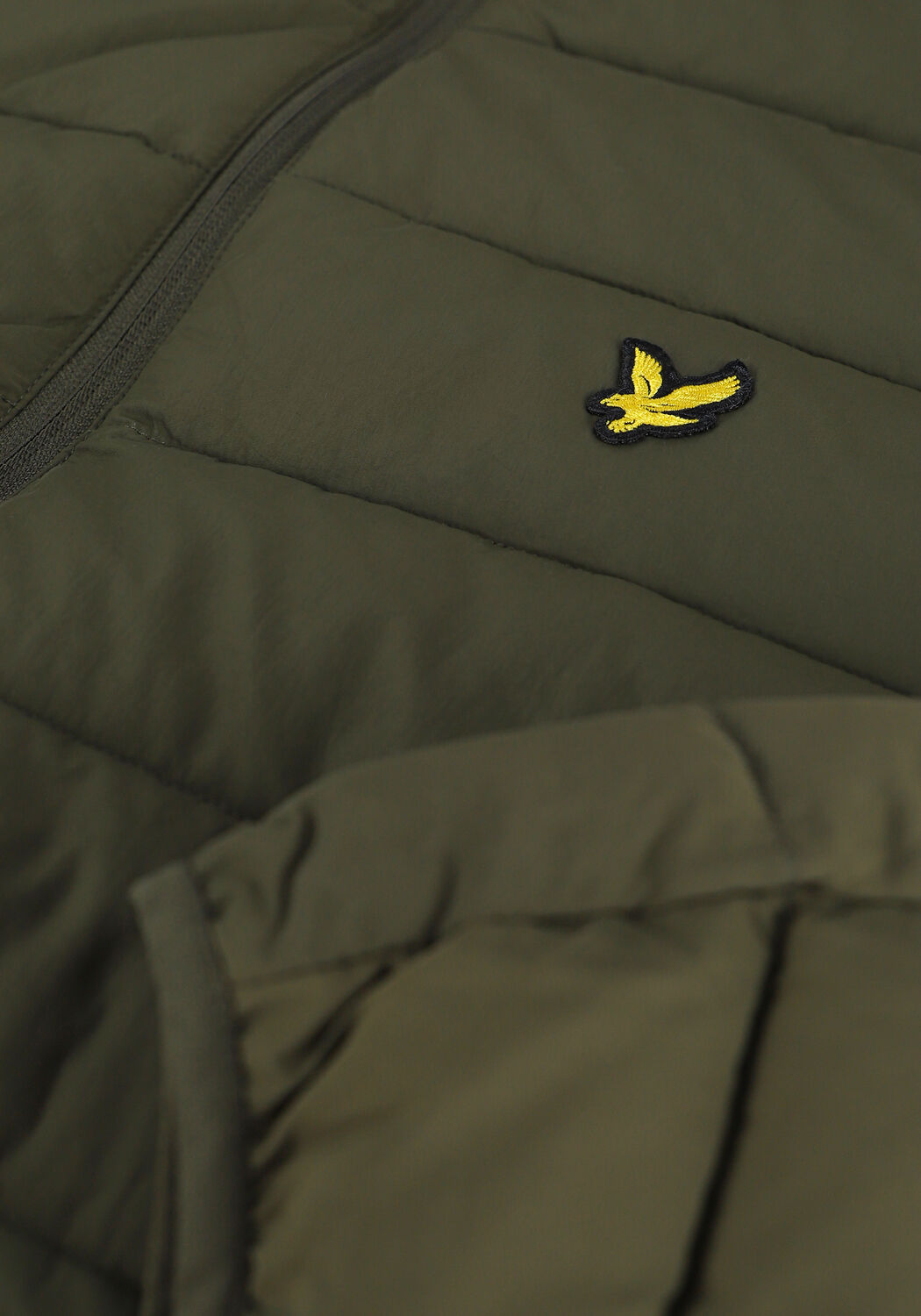Groene LYLE & SCOTT Gewatteerde jas LIGHTWEIGHT PUFFER JACKET - large