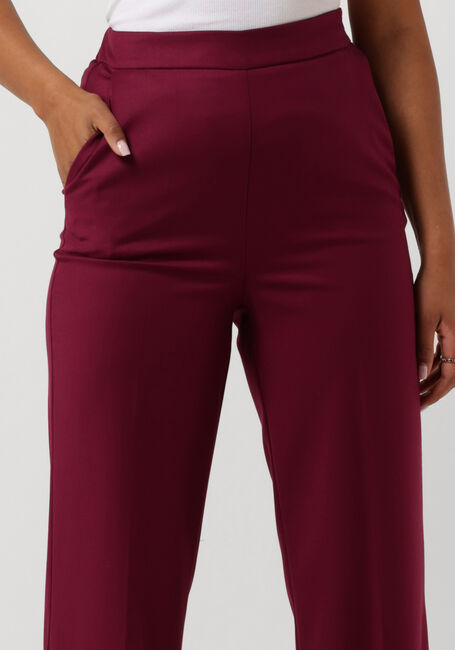 JANICE Pantalon BROEK DAMES WIJDE PIJP PETE Bordeaux - large