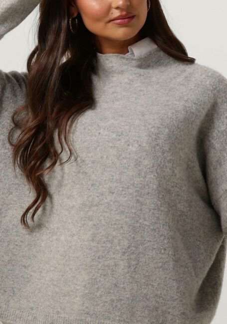 Grijze KNIT-TED Trui KRIS PULLOVER - large