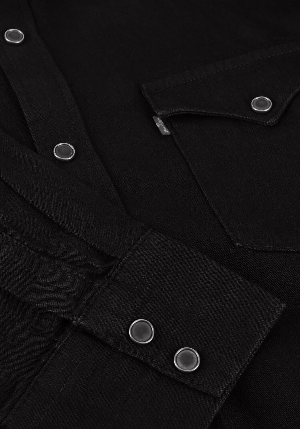 LEVI'S Chemise d&eacute;contract&eacute; BARSTOW WESTERN en noir - large
