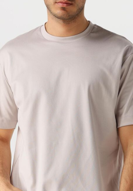 DESOTO LUXURY T-shirt LUXURY TWO PLY T-SHIRT 1/2 en beige - large