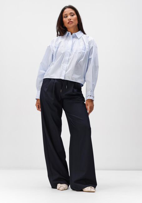 HAUTE L'AMITI&Eacute; Pantalon de jogging MICHELLE TAILOR TIE TALL PANT Bleu fonc&eacute; - large