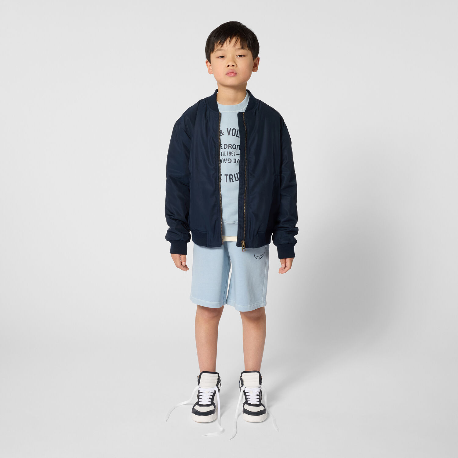 Lichtblauwe ZADIG & VOLTAIRE Sweater X60600 - large