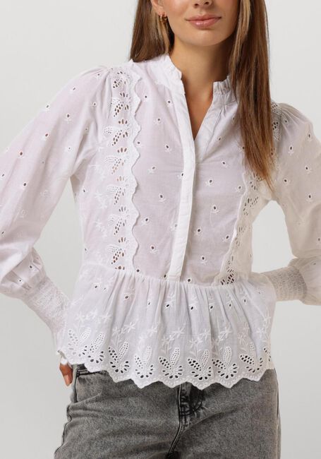 NEO NOIR MAVIANA EMB BLOUSE Blouses en blanc - large