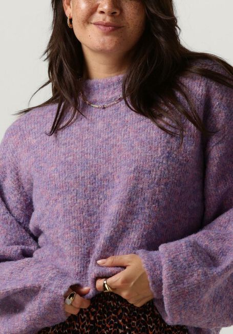 NOTRE-V Pull NV-CLARICE BOUCLE KNIT BLOUSE Lilas - large