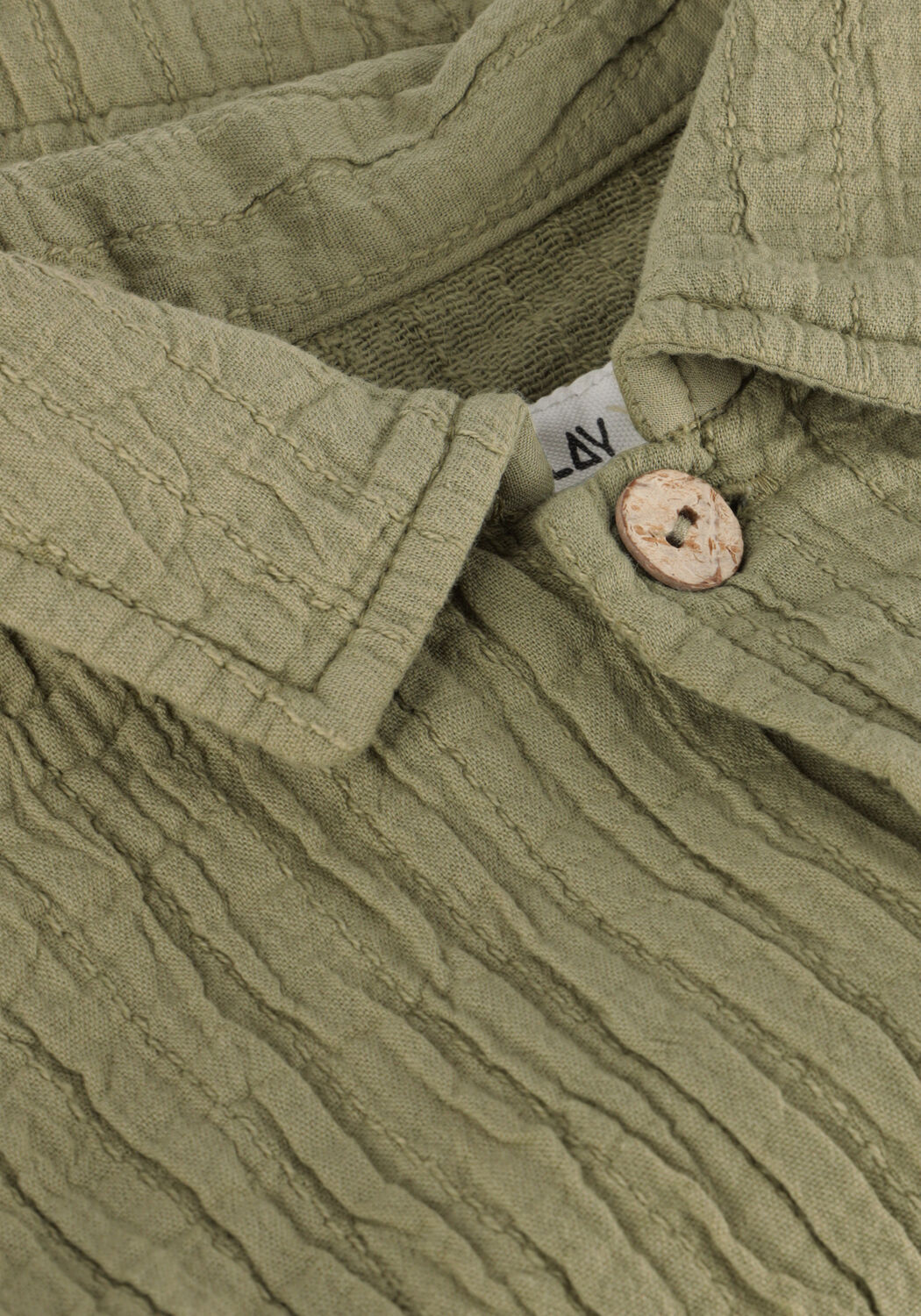 Groene PLAY UP  WOVEN SHIRT - large