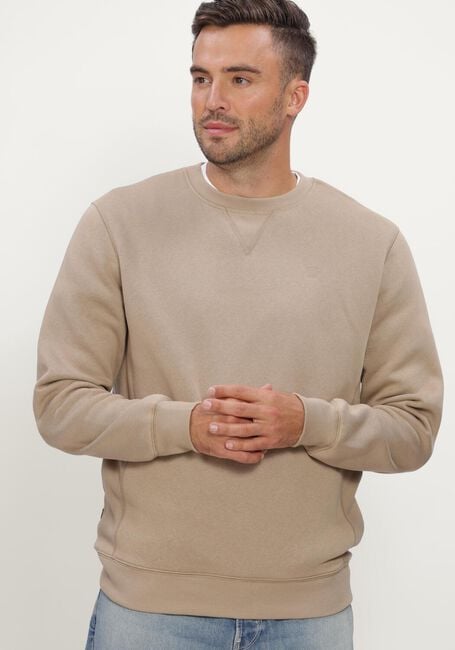 G-STAR RAW Pull PREMIUM CORE R SW L\S en beige - large