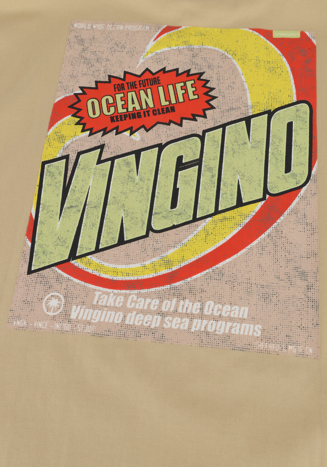 VINGINO T-shirt HOCEAN en beige - large