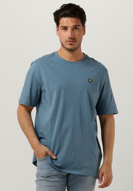 LYLE & SCOTT T-shirt SLUB T-SHIRT en bleu - large